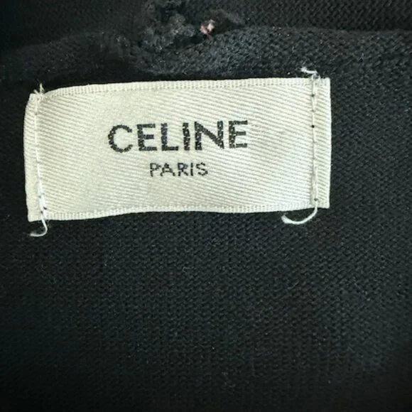 Celine Cashmere Blend Lightweight Sweater Dress With hood - Picture 4 of 7